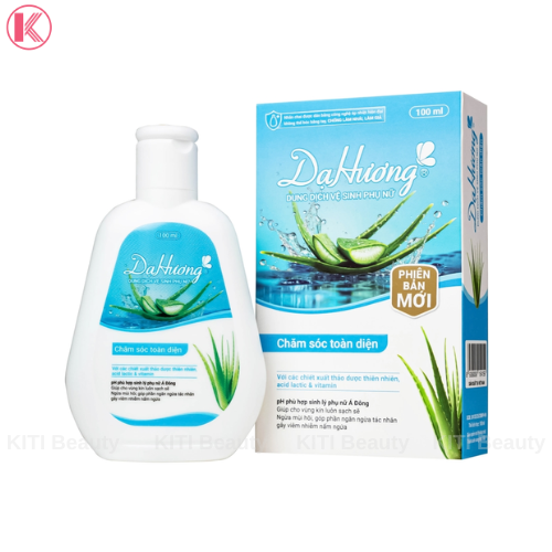 Dung Dịch Vệ Sinh Phụ Nữ Làm Sạch Dịu Nhẹ, Khử Mùi Hôi Dạ Hương Xanh Lô Hội 100ml